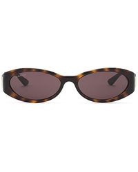 Gucci - Hailey Oval Sunglasses - Lyst