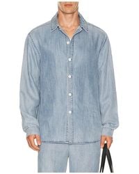 KROST - Oversized Denim Shirt - Lyst