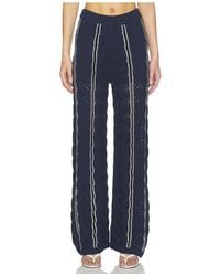 Central Park West - Amber Novelty Stitch Sweater Pant - Lyst