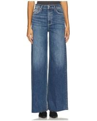 Rag & Bone - High-Rise-Jeans Mit Weitem Bein Flexi Sofie - Lyst