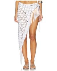 superdown - Roca Crochet Midi Skirt - Lyst