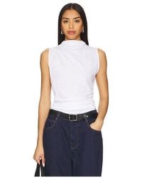 Goldie - Sleeveless Draped Top - Lyst