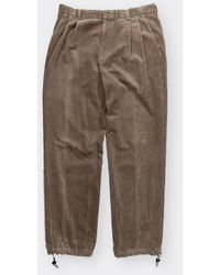 Lacoste Vintage Corduroy Drawstring Cuff Trousers - Multicolour