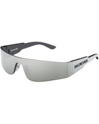 Balenciaga Extra Wrapping Full Lens occhiale da sole BB0041S - Bianco