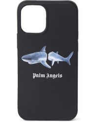 Palm Angels Custodia iphone 12 mini squalo - Nero