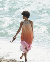 River Island - Ombre Shell Beach Maxi Dress - Lyst