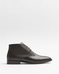 river island leather desert boots