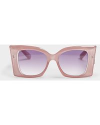 River Island - Square Cateye Sunglasses - Lyst