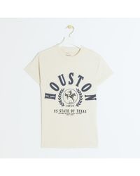 River Island - Houston Graphic T-shirt - Lyst
