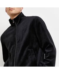 river island iridescent puffer jacket with funnel neck in oil slick