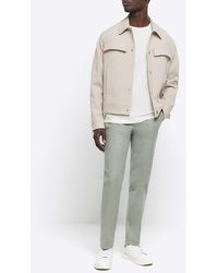 River Island - Smart Chino Trousers - Lyst