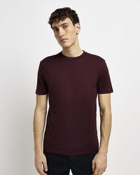 River Island - Dark T-shirt - Lyst