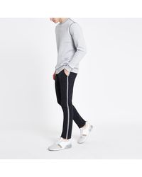 River Island Super Skinny Smart sweatpants - Blue