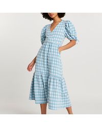 gingham midi dress australia