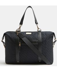 beige ri monogram weekend duffle bolsa