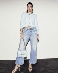 River Island - High Waisted Relaxed Straight Crop Jeans - Lyst