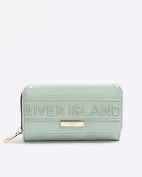 River Island - Patent Embossed Purse - Lyst