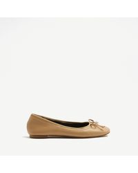 River Island - Beige Wide Fit Ballet Shoes - Lyst