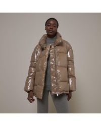 Khaki Ri Studio Quilted Jacket 
