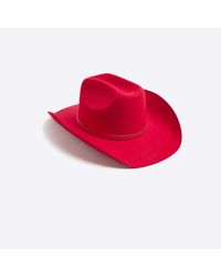 River Island - Red Cowboy Hat - Lyst