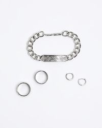 River Island - Colour Chain Bracelet Gift Box - Lyst