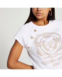 River Island T-shirts for Women - Up to 78% off at Lyst.com