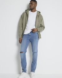 River Island - Skinny Fit Jeans - Lyst