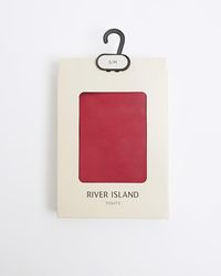 River Island - Red Opaque Tights - Lyst