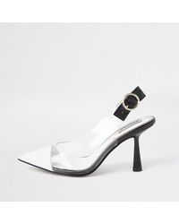 river island clear heels