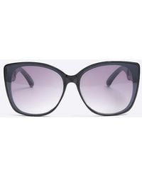 River Island - Chain Cat Eye Sunglasses - Lyst