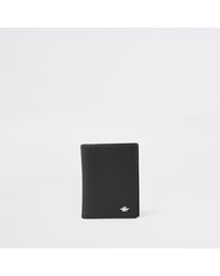 River Island - Leather Wasp Fold Out Card Holder - Lyst