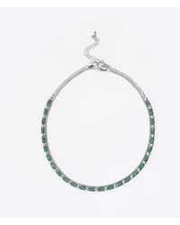 River Island - Beaded Multirow Necklace - Lyst