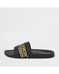 river island mens slippers