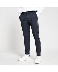river island mens skinny trousers