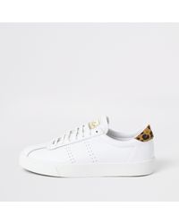 River Island - Superga Leather Club S Trainers - Lyst