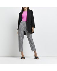 River Island Grey Drop Crotch Harem 