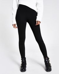 High Waisted Ponte Leggings for Women 