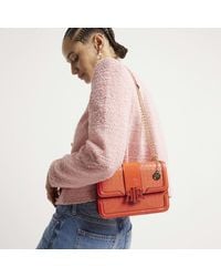 River Island - Red Embossed Woven Satchel Bag - Lyst