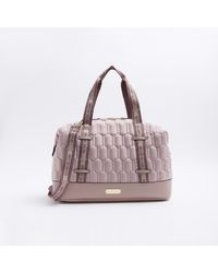 River Island - Soft Quilted Travel Bag - Lyst