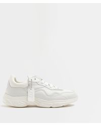 River Island - Nushu Leather Trainers - Lyst