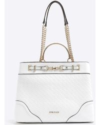 River Island - Woven Chain Tote Bag - Lyst