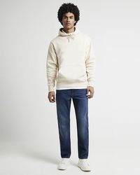 River Island - Tapered Fit Jeans - Lyst