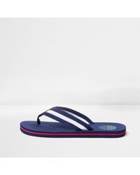river island flip flops