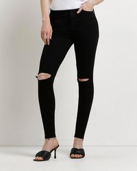 High Waist Skinny Disco Trousers 