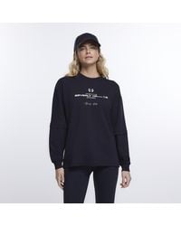 River Island - Graphic 2 In 1 Long Sleeve T-shirt - Lyst