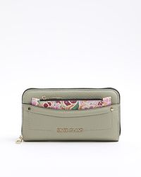 River Island - Floral Pouch Purse - Lyst