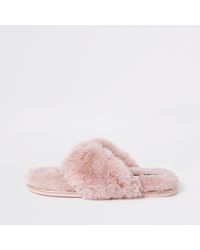 river island flip flop slippers