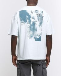 River Island - Utility Graphic T-shirt - Lyst