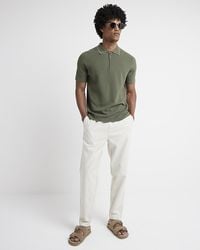 River Island - Tapered Fit Pull On Trousers - Lyst