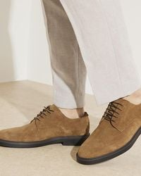 River Island - Suede Derby Shoes - Lyst